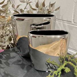 Übertopf Argent silber