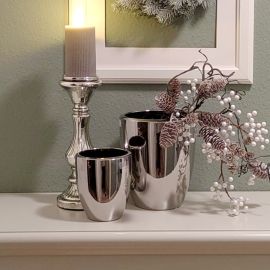 Übertopf Argent silber