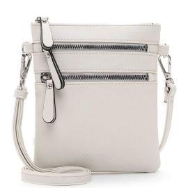 Umhängetasche Emma mit Reißverschluss ecru