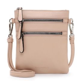 Umhängetasche Emma mit Reißverschluss pink salt