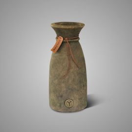 Vase Luxury mit Lederband