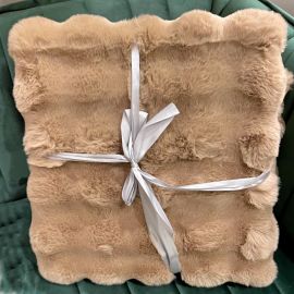 Wolldecke Cussin beige