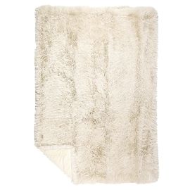 Wolldecke Teddy beige