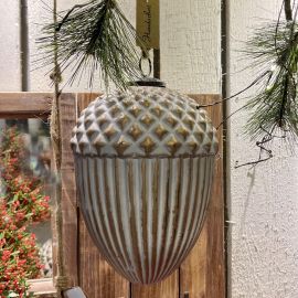 Zapfenhänger Ornament Vitreous champangner