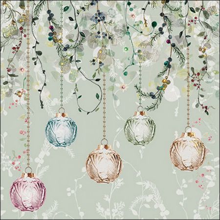 20er Servietten 'Christmas Green'