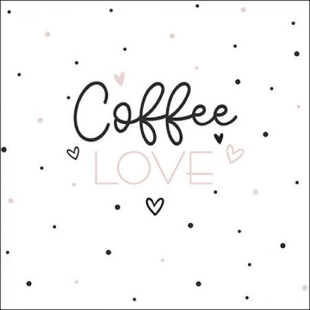20er Servietten 'Coffee Love'
