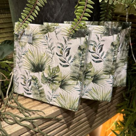 20er Servietten 'Jungle leaves'