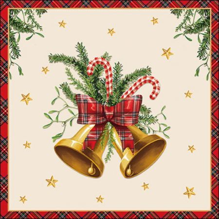 20er Servietten 'Scottish Bells'