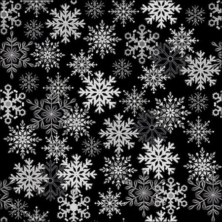 20er Servietten 'Snowflakes'
