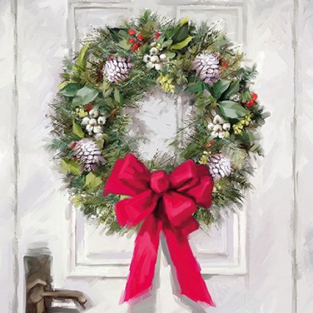 20er Servietten 'Winterkranz'