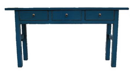 Asiatisches Sideboard blau