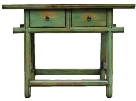 Asiatisches Sideboard grün