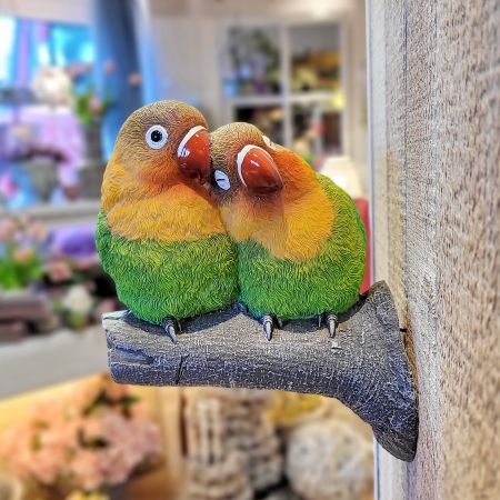 Baumdeko Papageienpaar