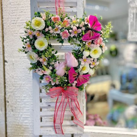 Buchsbaumherz rosa