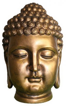 Buddhakopf bronze