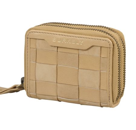 Burkely Even Elin Double Ziparound Wallet sand