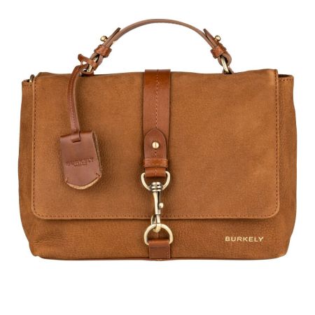 Burkely Soul Skye Citybag Handtasche, Echtleder, braun