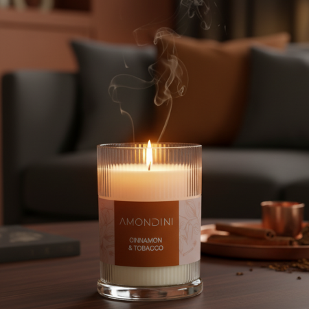 Cinnamon & Tobacco Duftkerze by AMONDINI