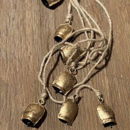 Deko-Glockenhänger antik-gold (Unikate)