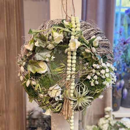 Dekokranz 'Blüten&Grün'