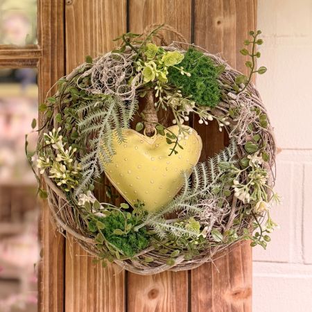 Dekokranz 'Herzhänger'