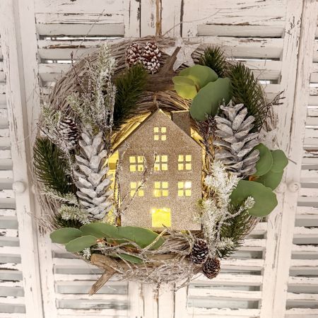 Dekokranz 'Lichterhaus'