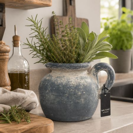 Dekokrug mit Henkel Ancient Clay