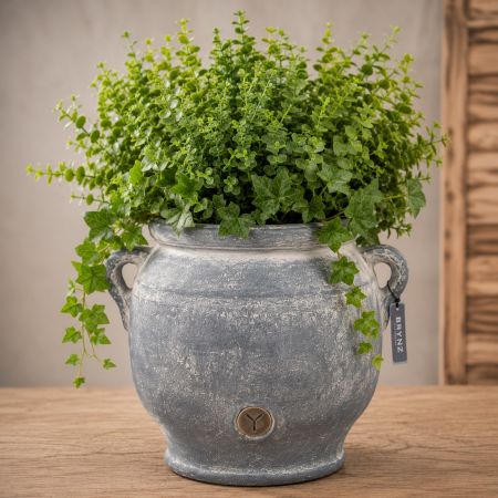 Dekovase mit Henkeln Luxury Ancient Clay