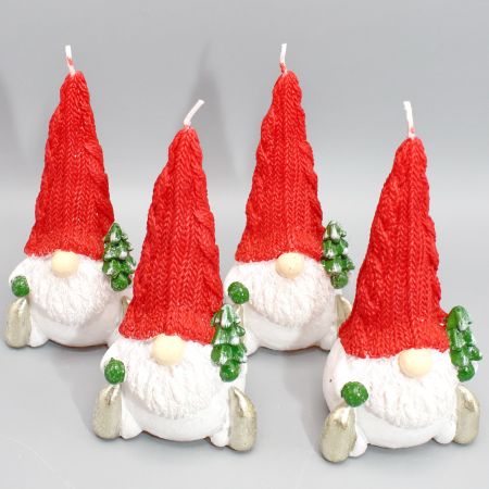 Echtwachskerzen Wichtel 4er Set