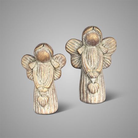 Engel mit Reliefmuster Jewel mit Herz 