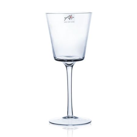 Glasvase auf Fuß BELLY klar