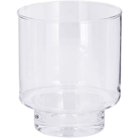 Glasvase für Papiersockel