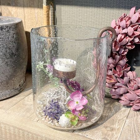 Glaswindlicht Verre inklusive Dekoration