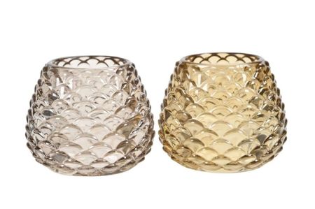 Glaswindlicht beige