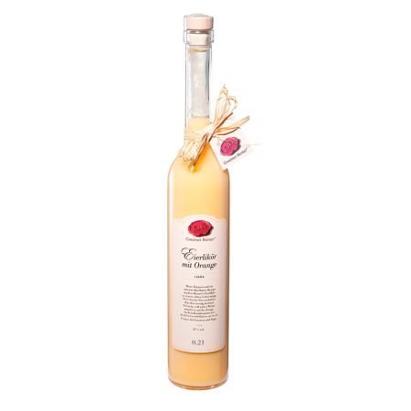 Gourmet Berner 'Eierlikör mit Orange', 20%vol. 0,2 l