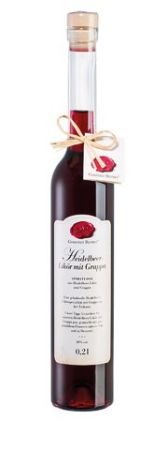 Gourmet Berner Heidelbeer-Likör mit Grappa, 20%vol. 0,2 l