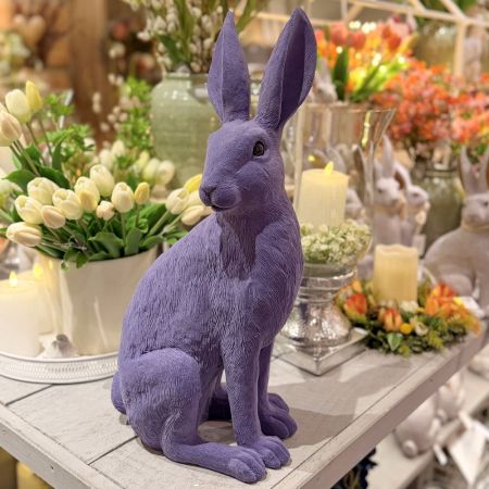 Hase TroupeR lila mit Samtbeschichtung