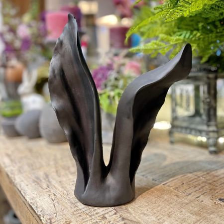 Hasenohren schwarz-matt