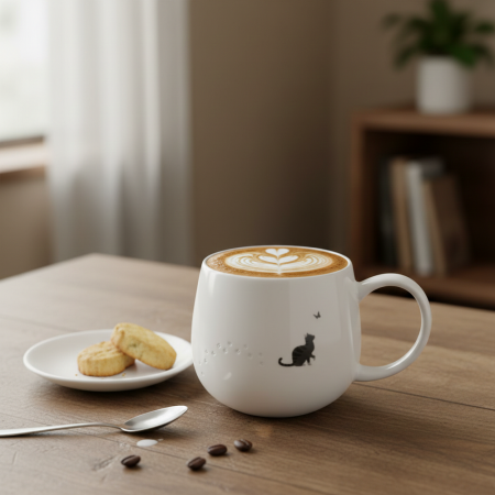 Henkelbecher 'Katze'