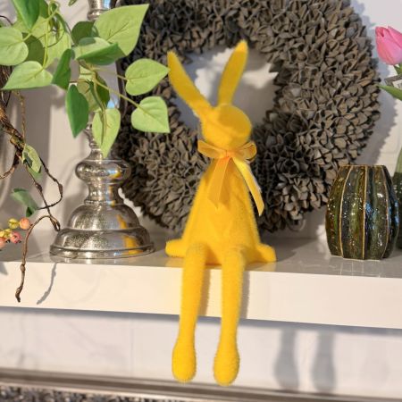 Kantenhocker Hase gelb 