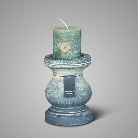 Kerzenständer Basic grau