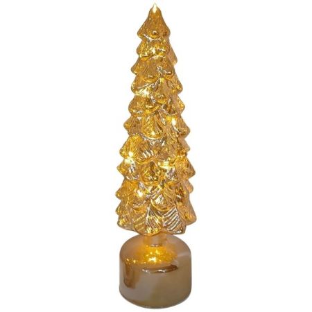 LED Baum PENO apricot Glas drehbar
