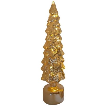 LED Baum PENO apricot Glas drehbar