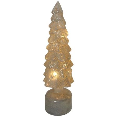 LED Baum PENO weiß Glas drehbar