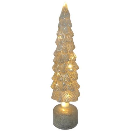 LED Baum PENO weiß Glas drehbar