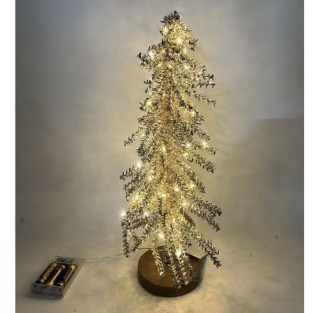 LED Draht-Bäumchen champanger mit 50 LED´s