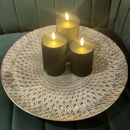 Metalltablett / Dekoteller 'Antik' 