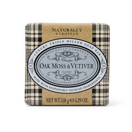 Naturally European Oak Moss & Vetiver Seife