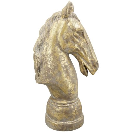 Pferdekopf Taro gold/antik