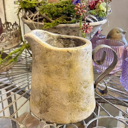 Pflanzkrug Valo grau/beige